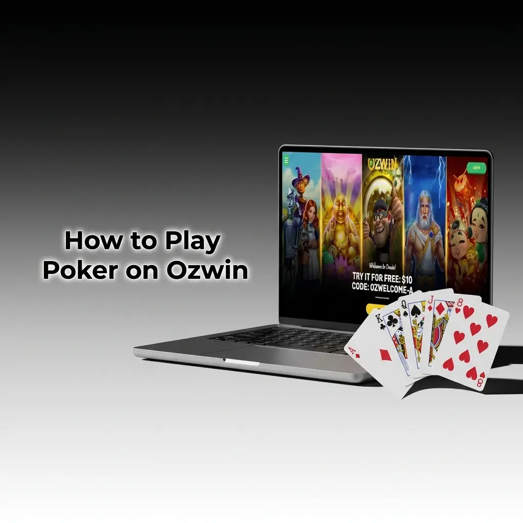 Step-by-step guide to creating an Ozwin account, funding your balance, and playing poker games like Three Card Poker.