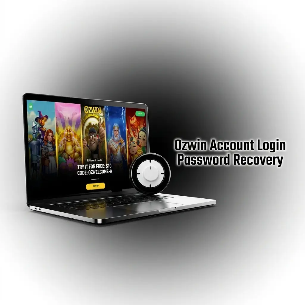 Password recovery screen for Ozwin account login
