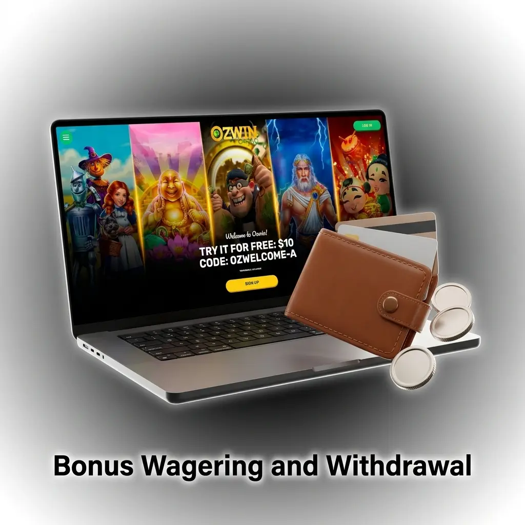 Bonus wagering and withdrawal terms