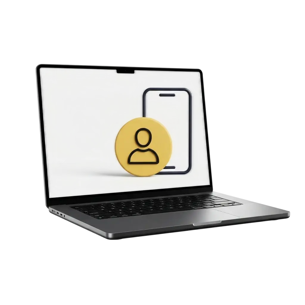 Ozwin login screen on desktop and mobile