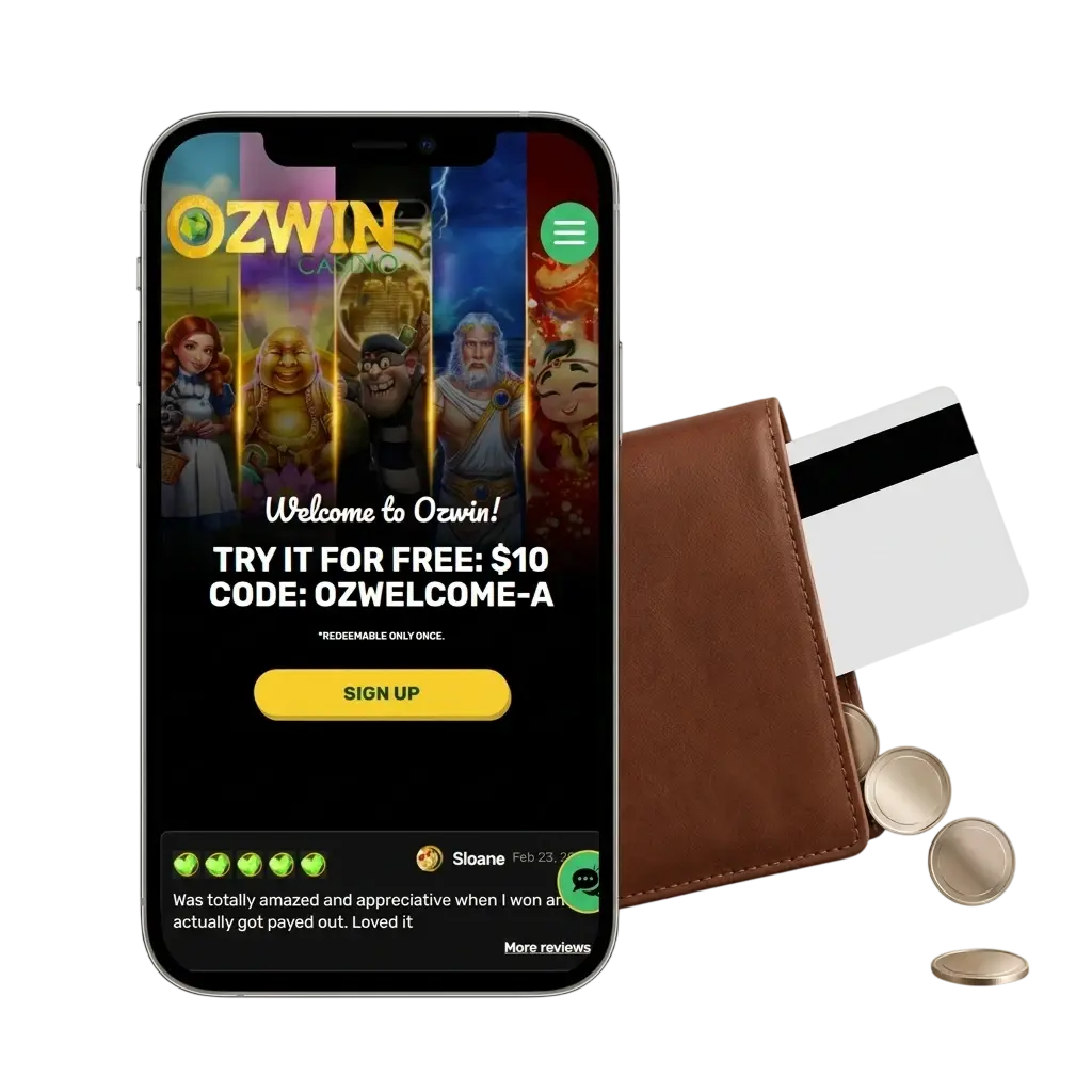 Ozwin withdrawal methods and payout options
