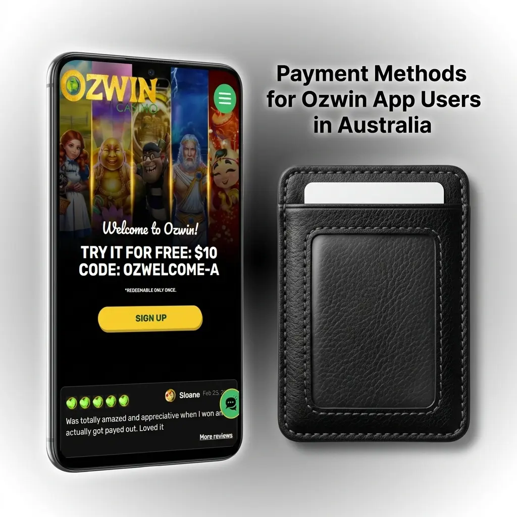 Ozwin app payment methods for Australian players