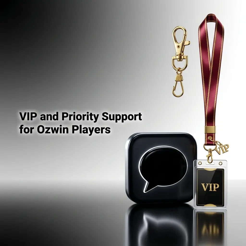 VIP priority support for Ozwin loyalty program players